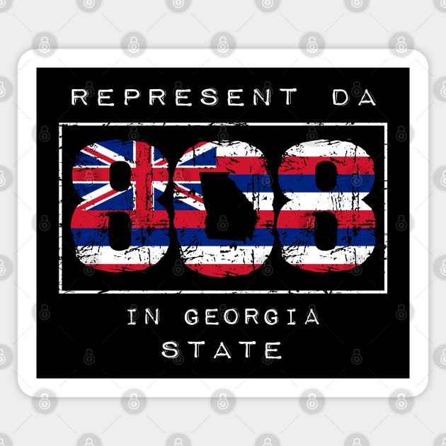 Rep Da 808 in Georgia State by Hawaii Nei All Day Sticker by hawaiineiallday